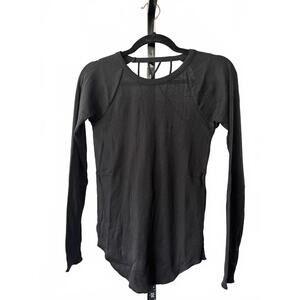 Anthropologie Chaser Union Black Long Sleeve Top - Size S